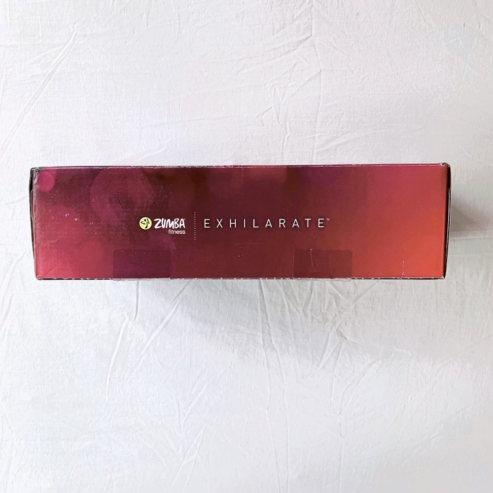 Zumba Exhilarate CD box with weights